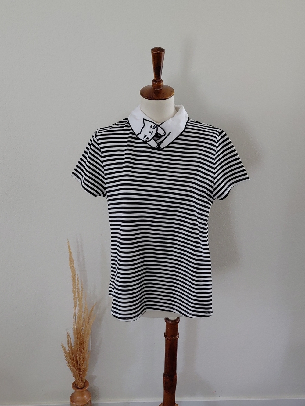 Sweet Claire Bae Cat Collar Top